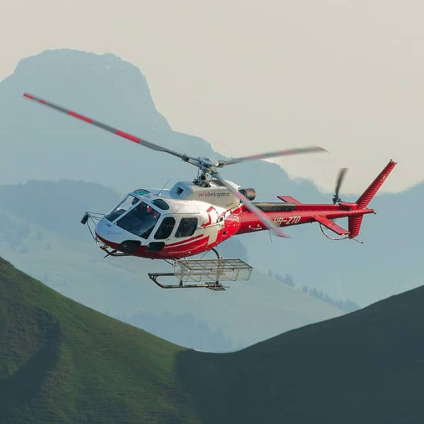 Trial flight with H125 Ecureuil